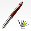 Novo produto Multi Funcional Metal Pen LED Metal Pen com logotipo personalizado